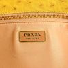Handbag in yellow ostrich leather - Detail D3 thumbnail