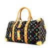 Louis Vuitton sac Keepall 45 cm édition limitée en toile multicolore noire et cuir naturel - 00pp thumbnail