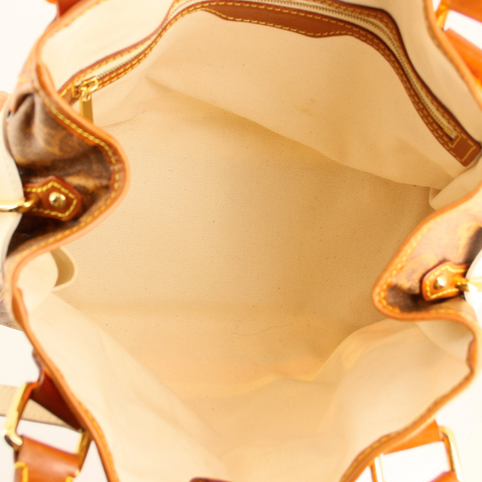 Louis Vuitton Limited edition in monogram canvas and natural leather - Detail D2
