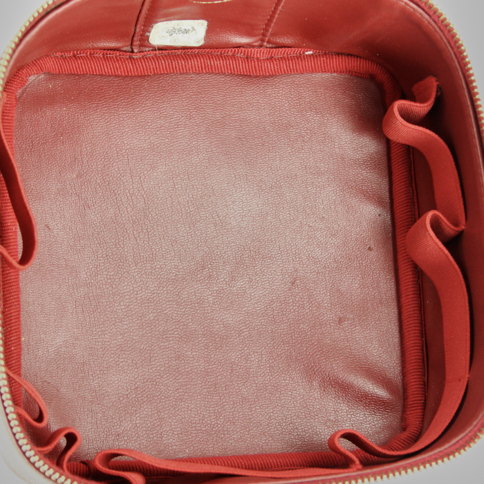 Beauty Chanel in pelle martellata rossa - Detail D2