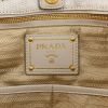 Prada Shoulder Bag in light white denim canvas - Detail D4 thumbnail