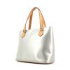 Louis Vuitton Houston in silver monogram patent leather and natural leather - 00pp thumbnail