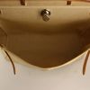 Shoulder bag in beige canvas and natural leather - Detail D3 thumbnail