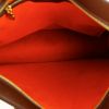 Louis Vuitton Venise en toile damier ébène et cuir marron - Detail D2 thumbnail
