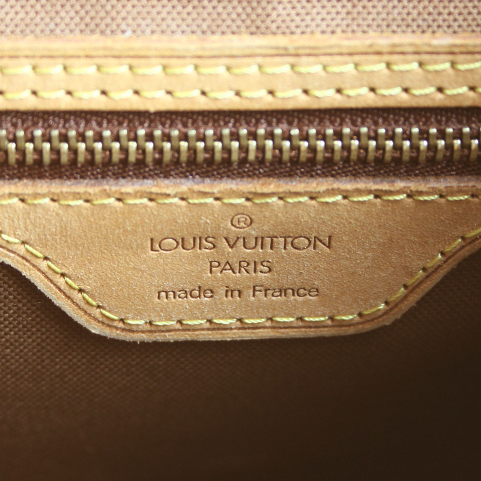Sac à main Louis Vuitton Vavin  petit modèle en toile monogram et cuir naturel - Detail D3