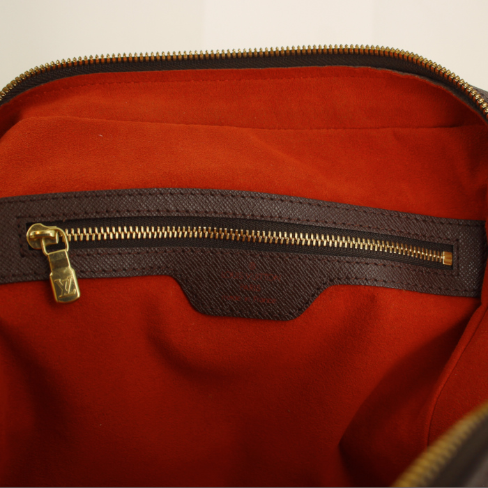 Louis Vuitton Brera Bag in damier canvas and ebony leather - Detail D3