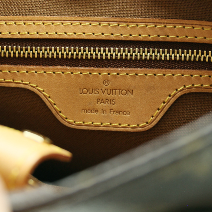 Borsa Louis Vuitton Vavin modello piccolo in tela monogram e pelle naturale - Detail D3