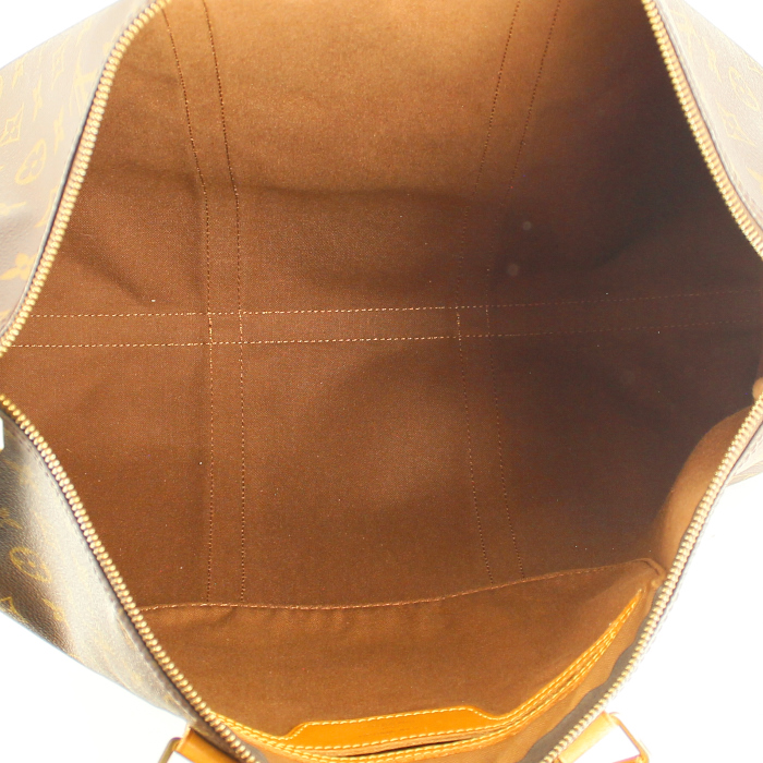 Louis Vuitton Flanerie in monogram canvas and natural leather - Detail D2