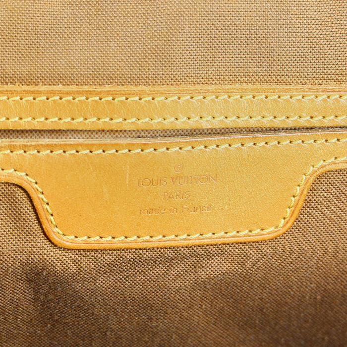 Louis Vuitton Flanerie in monogram canvas and natural leather - Detail D3