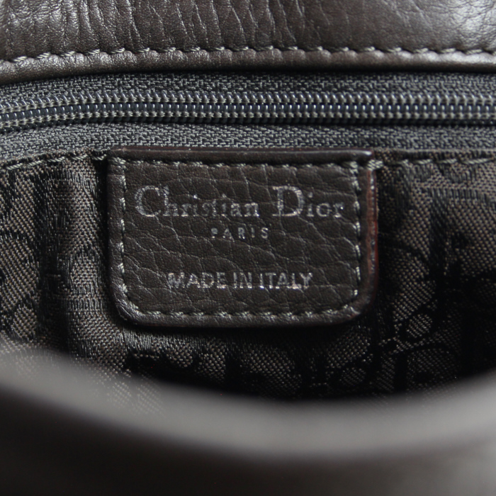 Christian Dior Bag in brown leather - Detail D3