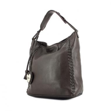 Christian Dior sac en cuir marron