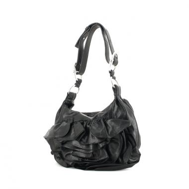 Yves Saint Laurent en cuir noir 