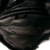 Fendi Baguette Bag in black fur and patent leather - Detail D2 thumbnail