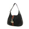 Jackie handbag in monogram canvas and black leather - 00pp thumbnail
