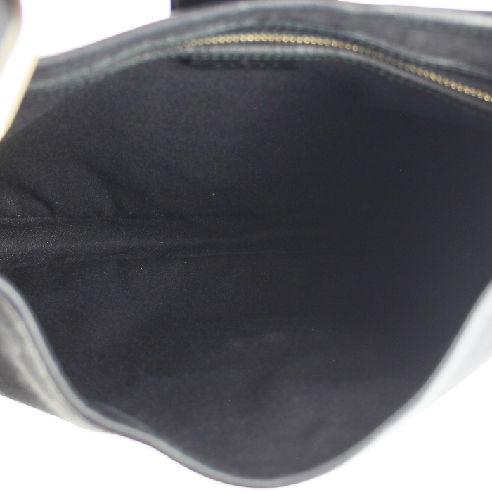 Sac à main Jackie en tissu monogram et cuir noir - Detail D2