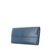 Louis Vuitton portefeuille Sarah en cuir épi bleu - 00pp thumbnail