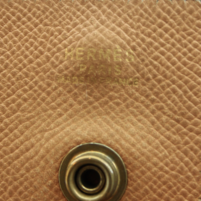 Bolso en cuero epsom color oro - Detail D3