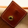 Handbag in beige canvas and brown leather - Detail D3 thumbnail