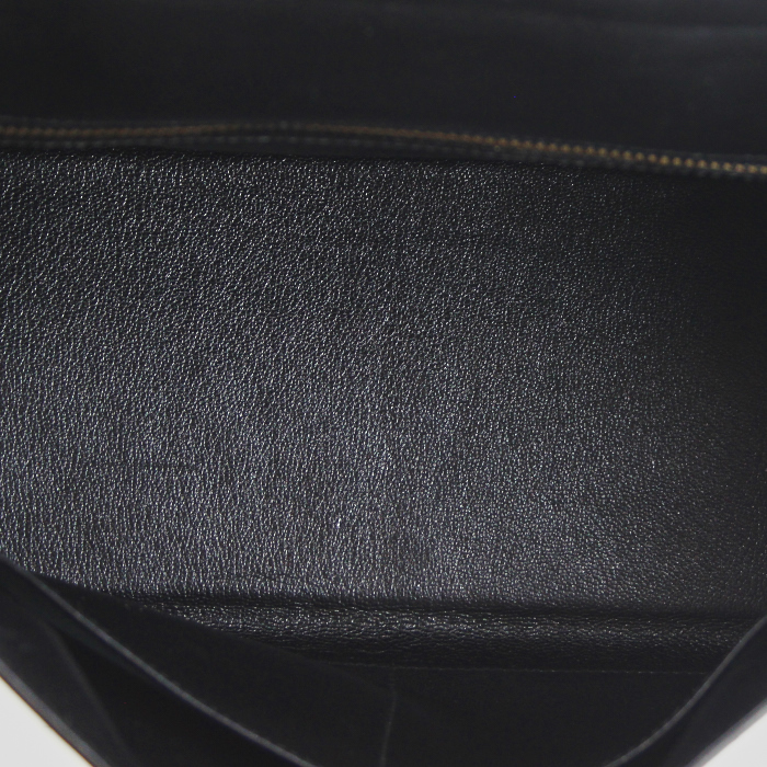 Hermès Kelly Bag in black leather - Detail D2
