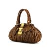 Miu Miu handbag in brown quilted leather - 00pp thumbnail