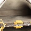 Fendi Peekaboo handbag in grey python - Detail D4 thumbnail