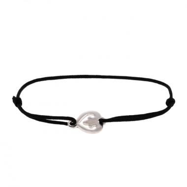 O.J. Perrin bracelet Coeur Légende en or blanc