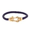 Fred rose gold and steel Force 10 bracelet - 00pp thumbnail