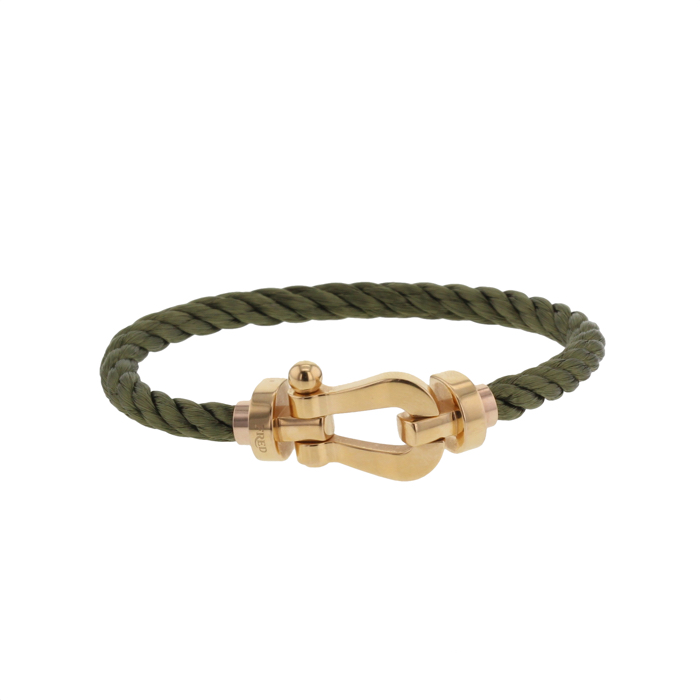 Fred bracelet Force 10 en acier et or rose - Detail D2