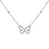 Messika white gold and diamonds Butterfly necklace - 00pp thumbnail
