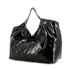 Chanel Grand Shopping Bag in black patent vinyl - 00pp thumbnail