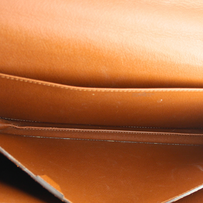  Louis Vuitton briefcase in monogram canvas and natural - Detail D3