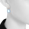 Bulgari pair of white gold, diamonds and blue topaz Parentesi Cocktail earrings - Detail D1 thumbnail
