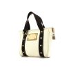 Louis Vuitton handbag in beige and black canvas - 00pp thumbnail