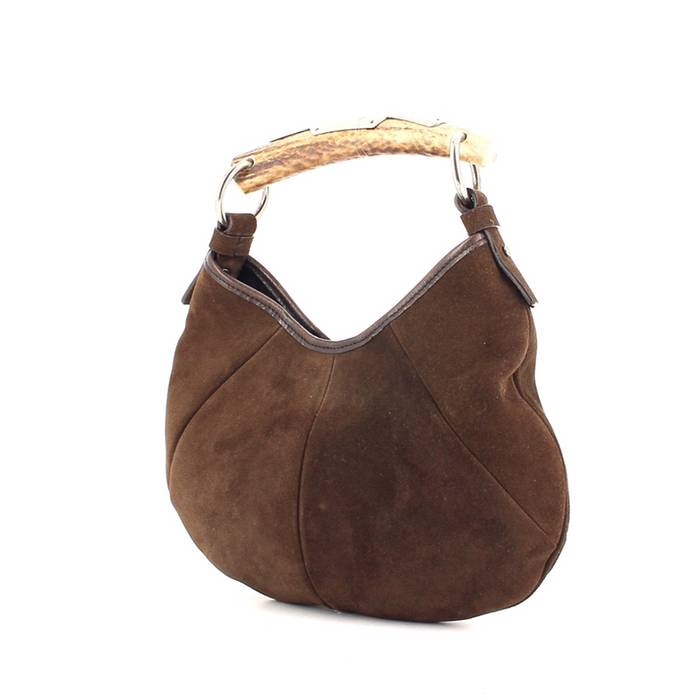 Handbag Yves Saint Laurent Beige in Suede - 34295094