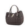 Christian Dior Bag in brown canvas cannage and leather - 00pp thumbnail