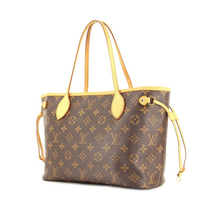 bolso cabas louis vuitton neverfull pequeno en lona monogram