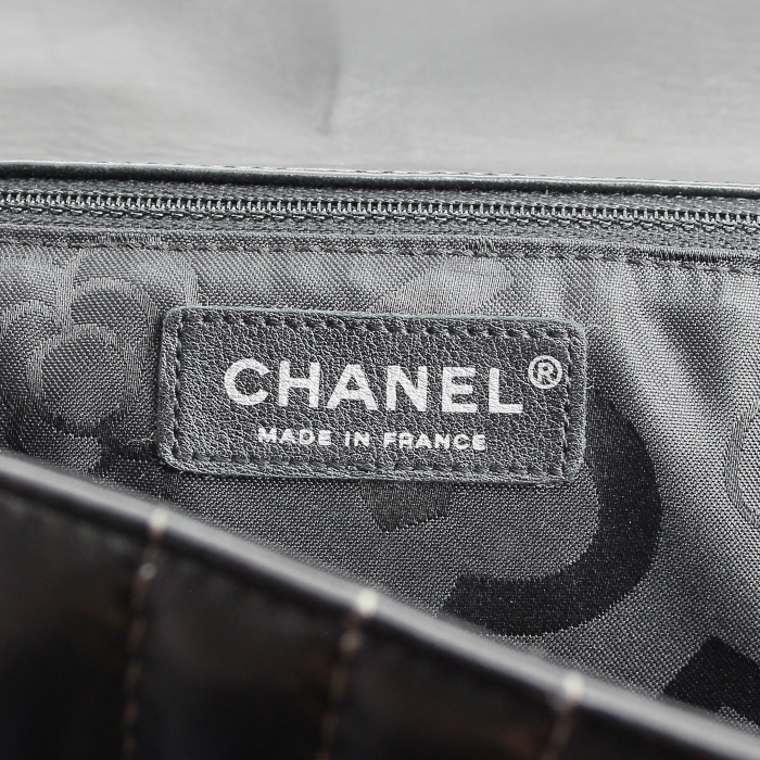 Borsa Chanel Timeless in pelle trapuntata nera - Detail D4