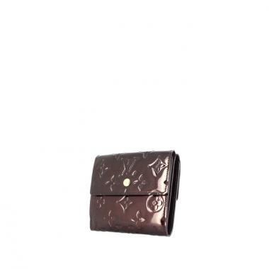 Billetera en charol Monogram violeta