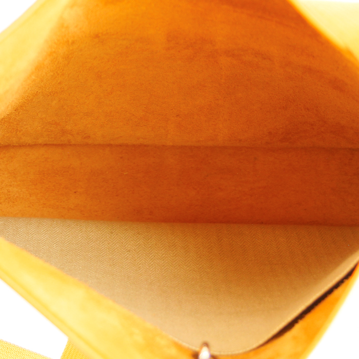 Hermès Vespa Bag in orange leather - Detail D2