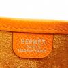 Borsa a spalla Hermes Vespa in pelle Epsom arancione - Detail D3 thumbnail
