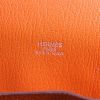 Hermès Jypsière en cuir orange - Detail D3 thumbnail