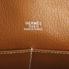 Hermes bolso de mano Plume en cuero epsom color oro - Detail D3 thumbnail