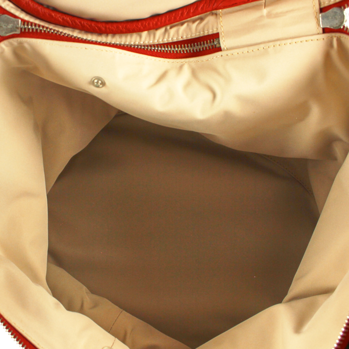 Vanity en cuir togo rouge - Detail D2