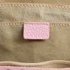 Bolso de mano en cuero rosa - Detail D4 thumbnail