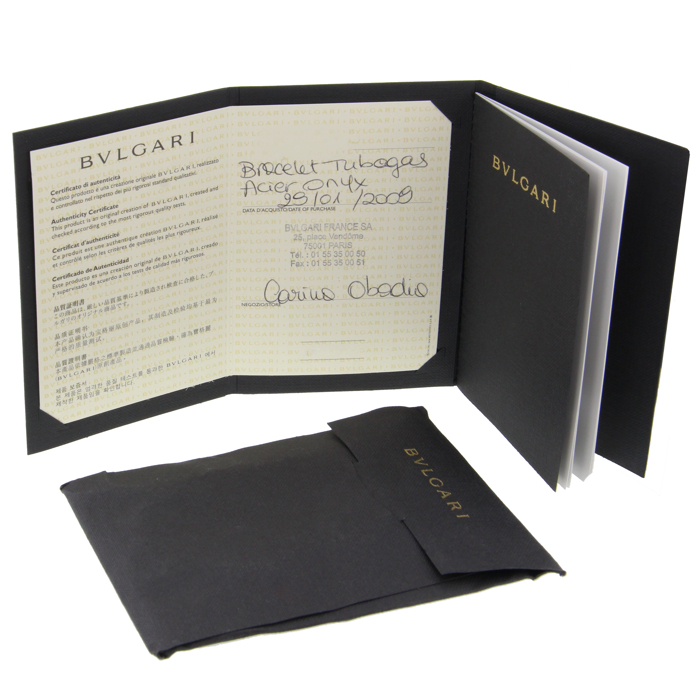Bulgari brazalete Bvlgari Bvlgari en acero - Detail D2
