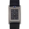 Cartier Tank Basculante grey-blue dial in stainless steel Ref : 2405 Circa 2000  - 00pp thumbnail