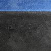 Borsa in camoscio tricolore beige blu e nero - Detail D3 thumbnail