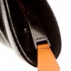 Hermes Caravane handbag in canvas and black leather - Detail D4 thumbnail