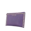Michael Kors clutch in purple leather - 00pp thumbnail