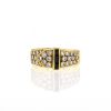 Fred yellow gold, diamonds and sapphires Ceinture ring - 360 thumbnail